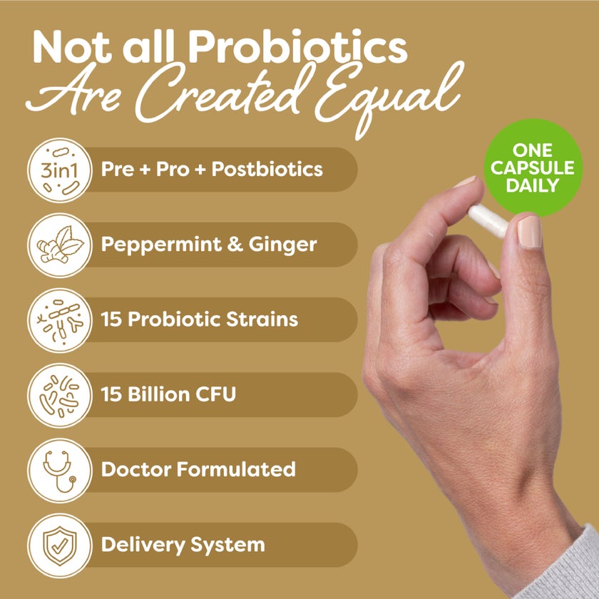 Probulin Total Care Soothe Probiotic Capsules, Pack of 30's