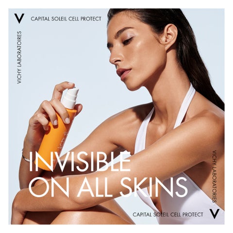 Vichy Capital Soleil Cell Protect SPF 50+ Sunscreen Invisible Water Fluid Spray 200ml