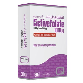 Quest Active Folate L-Methylfolate 1000mcg Tablets - 30 Tablets