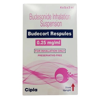 Budecort 0.25mg/ml Suspension For Nebulization 2ml, Pack of 20's