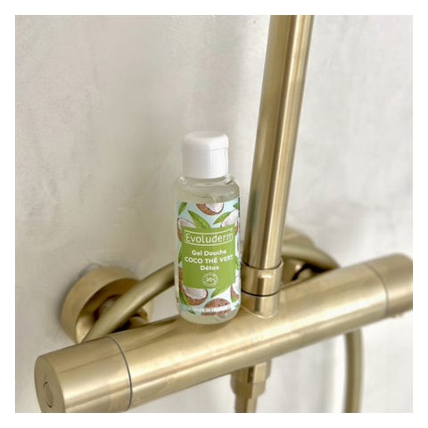 Evoluderm Coconut & Green Tea Shower Gel -100ml