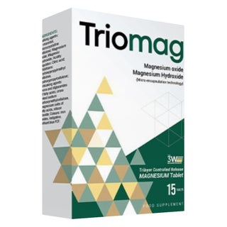 Triomag Magnesium Tablets, Muscle Support - 15 Tablets