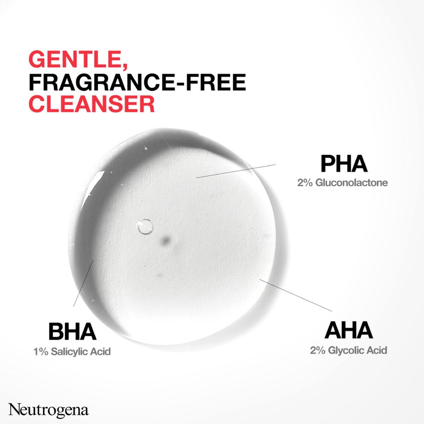 Neutrogena Spot Controlling+ Facial Wash With Salicylic Acid & 4% AHA, PHA 200ml