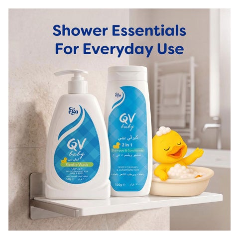 Ego QV 2 In 1 Tear Free Baby Shampoo & Conditioner - 500g