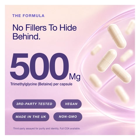 NMN Bio TMG 500mg Capsules, DNA Health & Liver Support - 90 Capsules