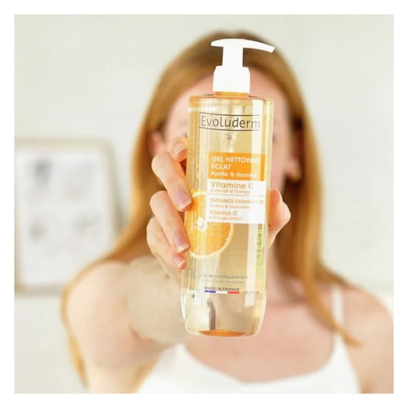 Evoluderm Vitamin C Radiance Cleansing Gel 500ml