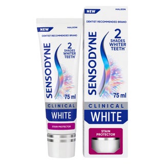 Sensodyne Clinical White Stain Protector Toothpaste For Sensitive Teeth 75ml 