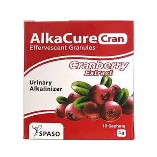 AlkaCure Cran Effervescent Granules - 10 Sachets