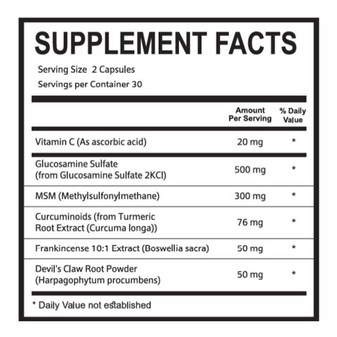 Pharmaxxi Maxxi Flex Supplement Capsules For Muscle & Joint Support, Pack of 60’s 