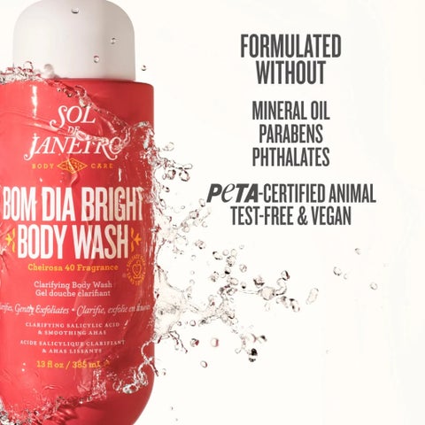 Sol De Janeiro Bom Dia Bright Cheirosa 40 Fragranced Exfoliating Body Wash 385ml 