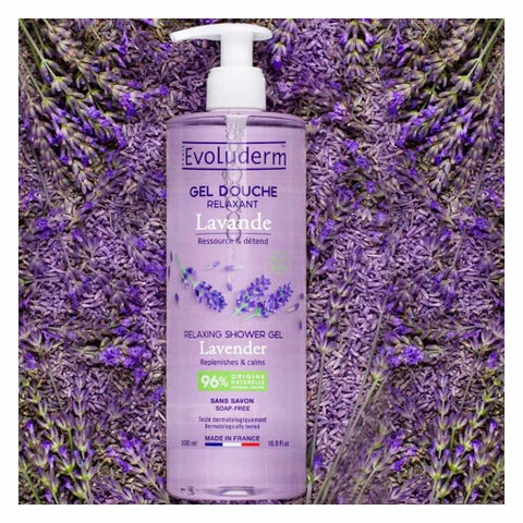 Evoluderm Lavender Relaxing Shower Gel - 500ml