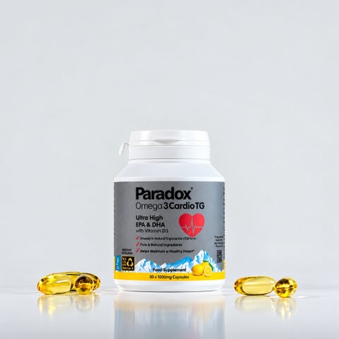 Paradox Omega 3 Cardio TG Capsules For Heart Health 1165mg, Pack of 30's