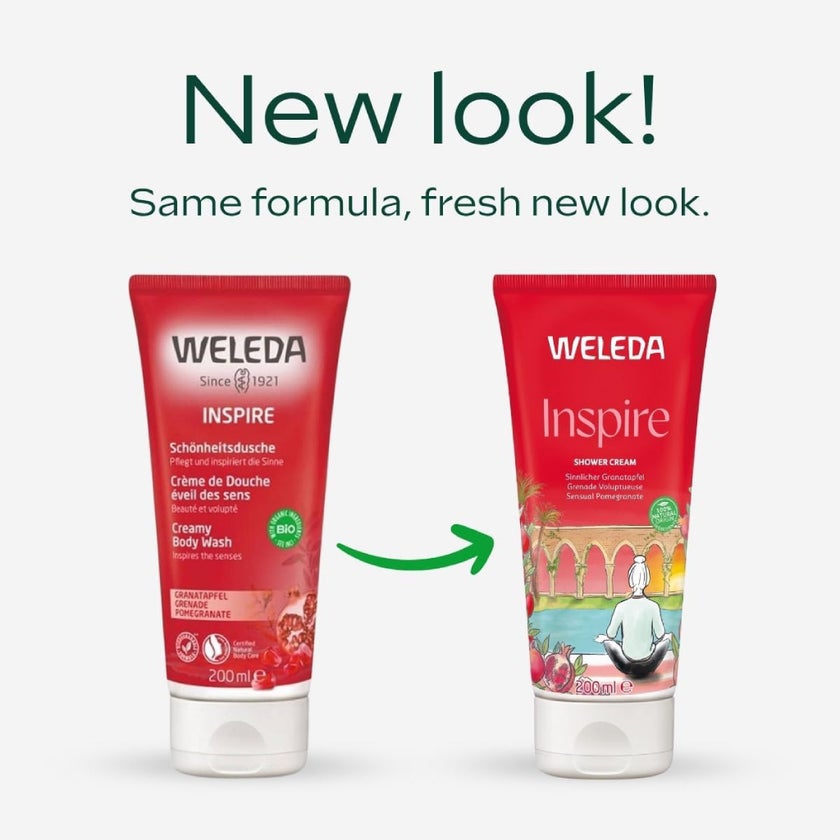 Weleda Inspire Pomegranate Shower Cream 200ml