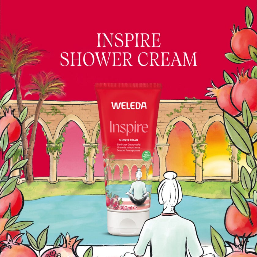 Weleda Inspire Pomegranate Shower Cream 200ml