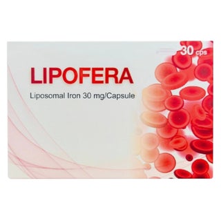 Lipofera Liposomal Iron 30mg Capsules - 30 Capsules