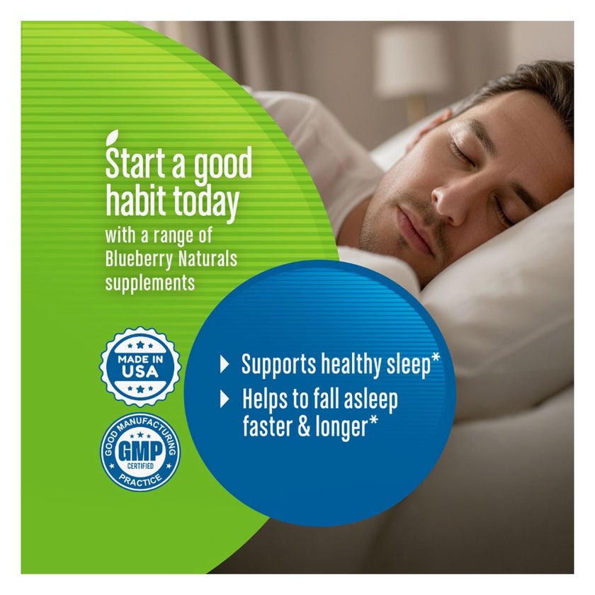 Blueberry Naturals Melatonin 5mg Tablets, Pack of 100’s