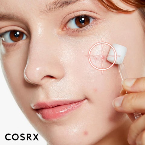 Cosrx AHA 2% BHA 2% Blemish Treatment Serum 50g - 60 Cotton Balls