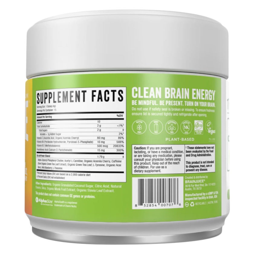 Brainjuice Daily Power Mix Peach Mango Powder 62g