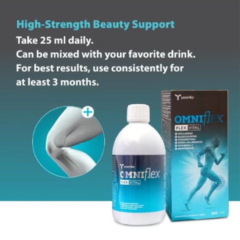 Skinage Omniflex Flex Vital Liquid Nutritional Supplement 500ml