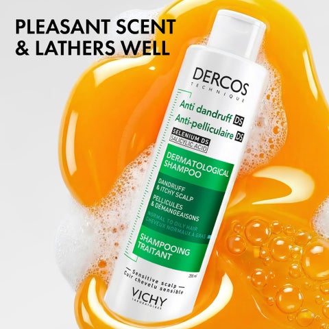 Vichy Dercos Anti Dandruff Shampoo, Normal To Oily Hair 390ml + Refill Pouch 390ml