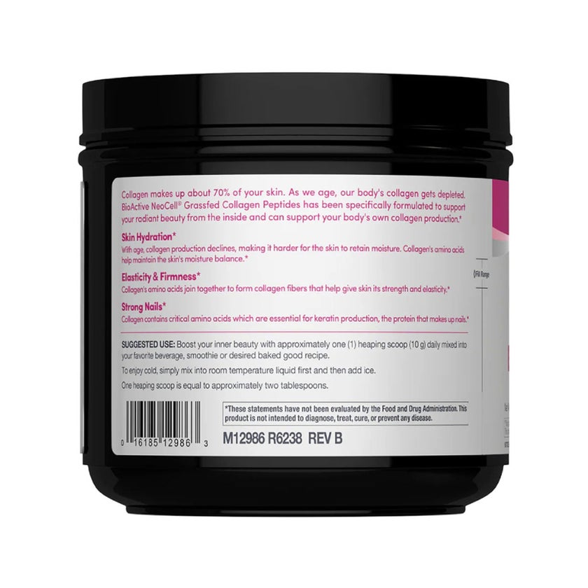 NeoCell Grassfed Collagen Peptides Unflavored Powder 400g