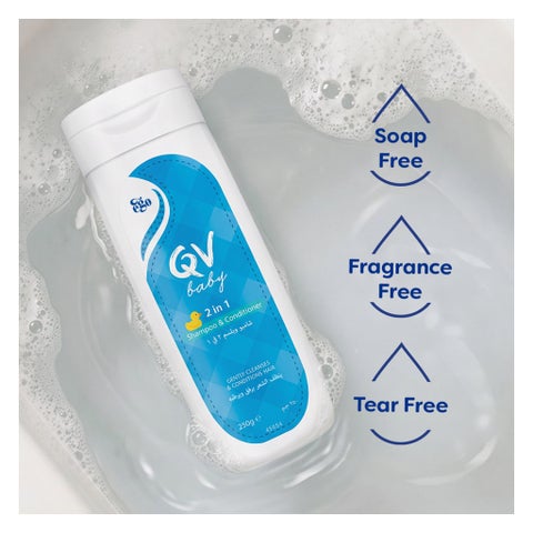 Ego QV 2 In 1 Baby Shampoo & Conditioner - 250g