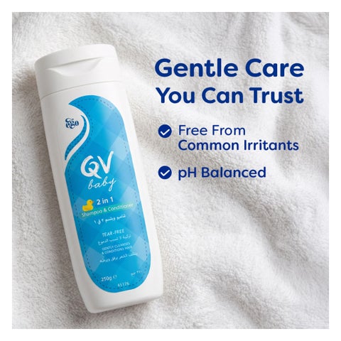 Ego QV 2 In 1 Baby Shampoo & Conditioner - 250g