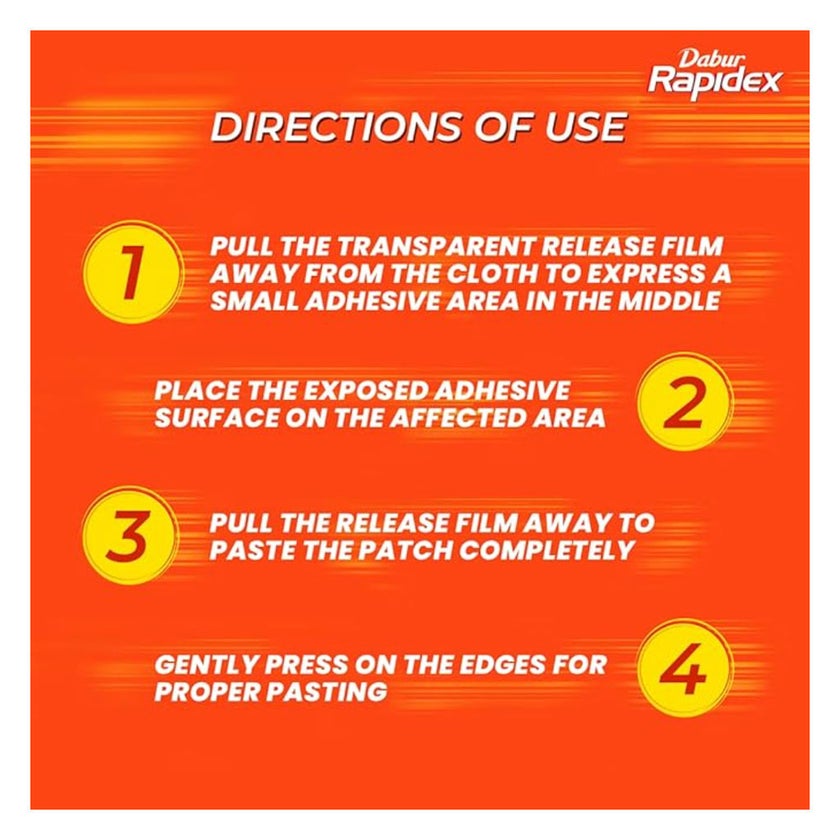Dabur Rapidex Muscle Pain Relief Patch