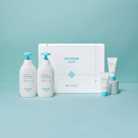 Goongbe Shampoo Bath & Moisture Lotion Baby Gift Set