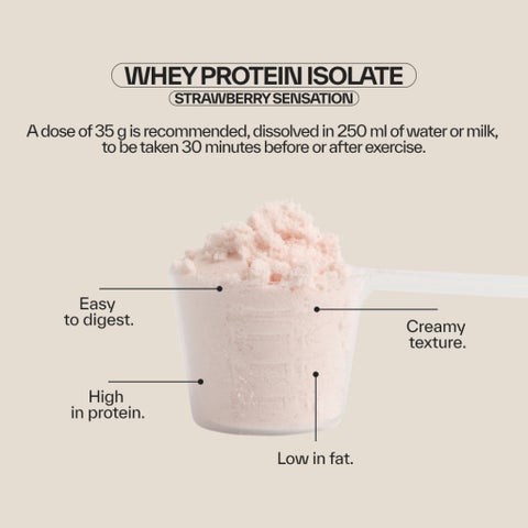 NDL Pro Health Whey Protein Isolate 2.2lb - Strawberry Flavor - by Rafa Nadal