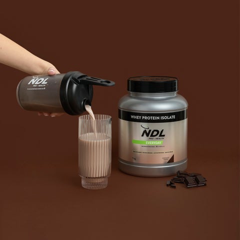 NDL Pro Health Whey Protein Isolate 2.2lb - Chocolate Flavor - by Rafa Nadal
