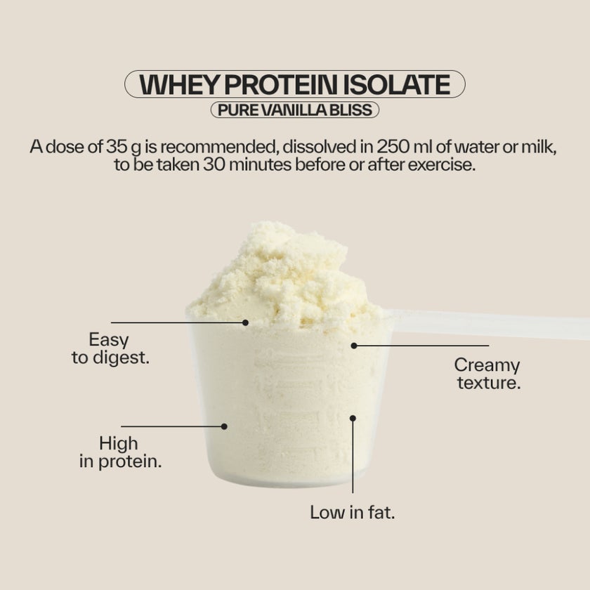 NDL Pro Health Whey Protein Isolate 2.2lb - Vanilla Flavor - by Rafa Nadal