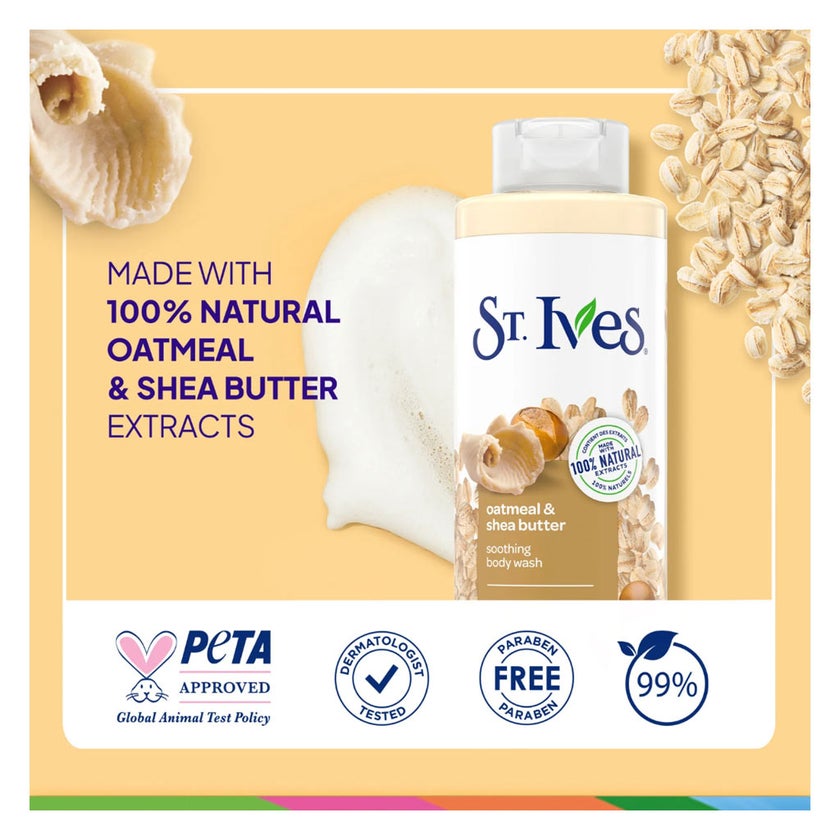 St. Ives Oatmeal & Shea Butter Soothing Body Wash 700ml