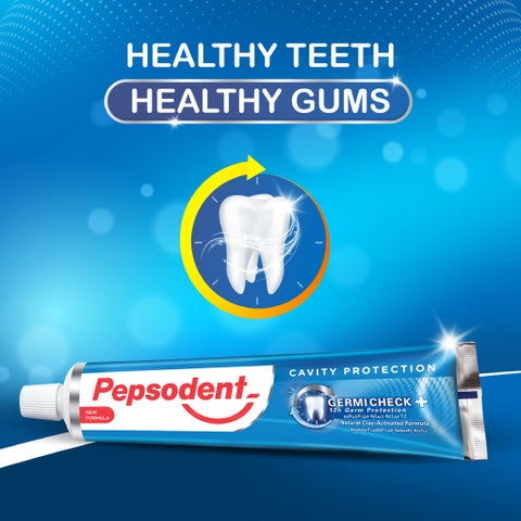 Pepsodent Germi Check+ Toothpaste With Toothbrush 150g, Pack of 3's