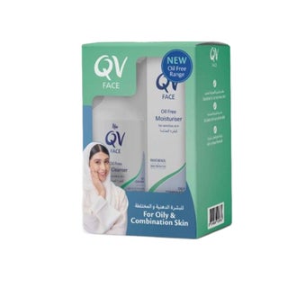 Ego QV Face Oil Free Cleanser 200ml + Oil Free Moisturizer, Promo Pack