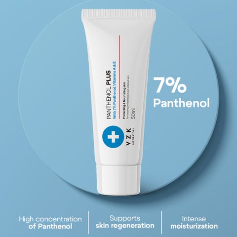 VZK Panthenol Plus 7% Moisturizing Cream - 50ml