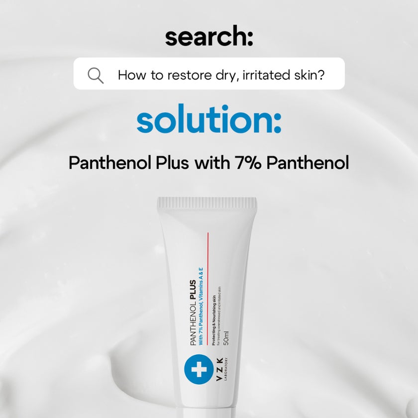 VZK Panthenol Plus 7% Moisturizing Cream - 50ml