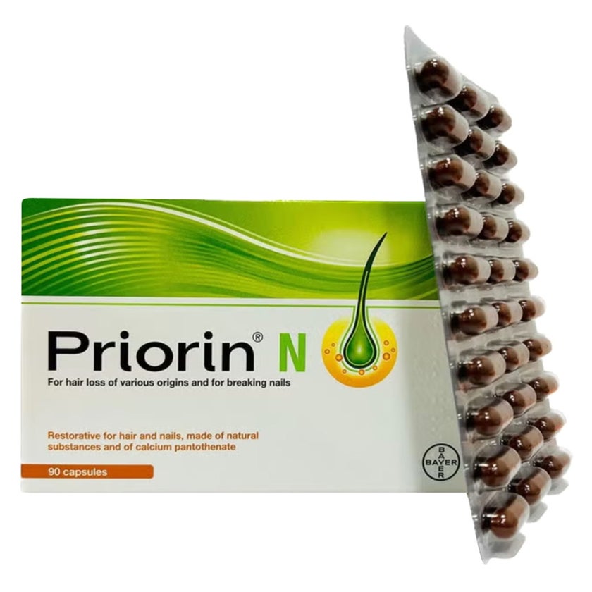 Priorin N Supplement Capsules For Hair & Nails, Promo Pack of 2x90's