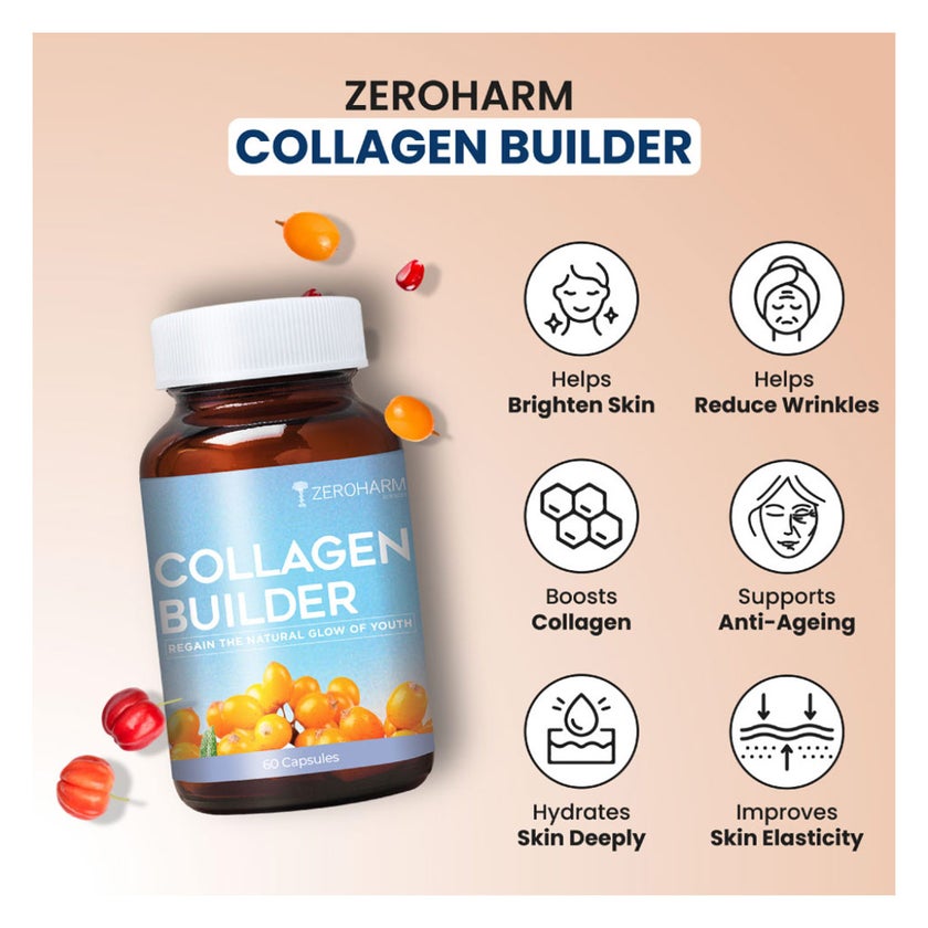 ZeroHarm Collagen Builder Capsules, Pack of 60's