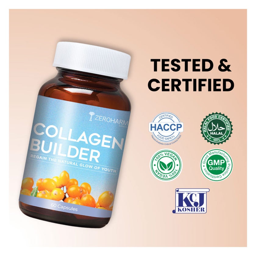 ZeroHarm Collagen Builder Capsules, Pack of 60's