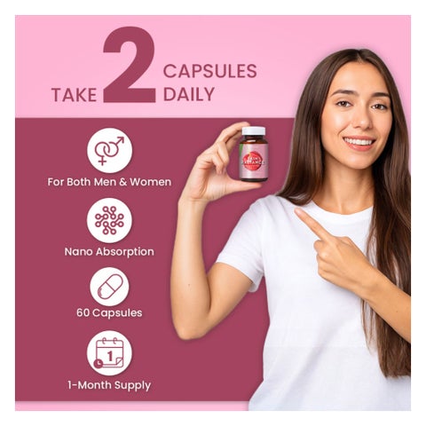 ZeroHarm Skin Radiance Capsules, Pack of 60's