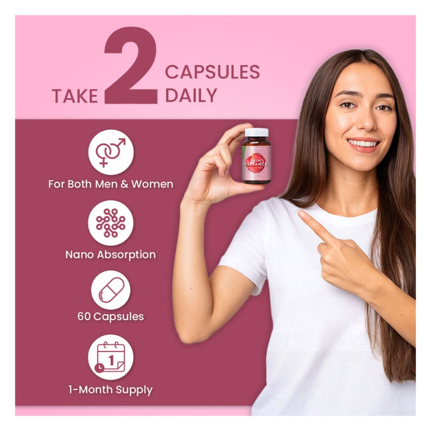 ZeroHarm Skin Radiance Capsules, Pack of 60's