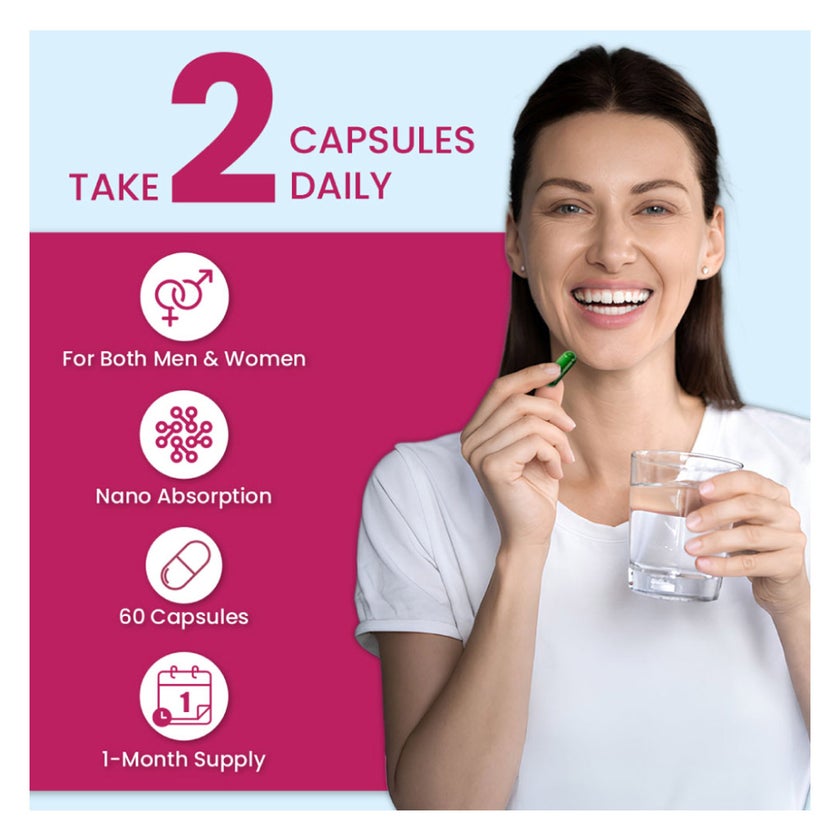 ZeroHarm Biotin 2500mcg Capsules, Pack of 60's