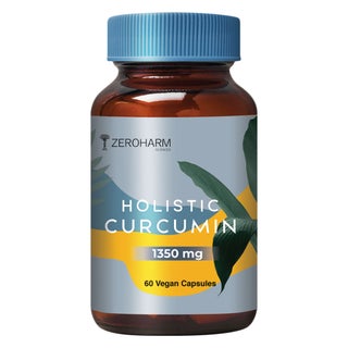 ZeroHarm Holistic Curcumin 1350mg Capsules, Pack of 60's