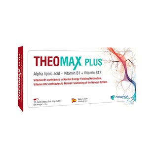 Theomax Plus Thiotic Acid + Vitamin B Supplement - 30 Capsules