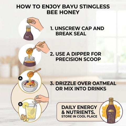 Bayu Kelulut Stingless Bee 100% Pure Honey 700g