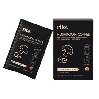 Rite Mushroom Coffee Natural Coffee Drink Mix 5g, Pack of 15's