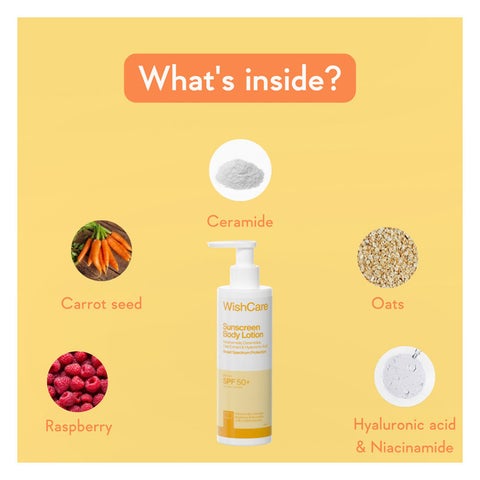WishCare SPF50+ PA+++ Sunscreen Body Lotion 200ml