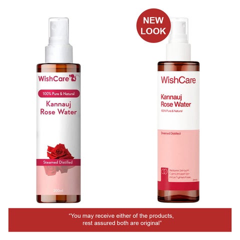 WishCare Pure & Natural Kannauj Rose Water 200ml