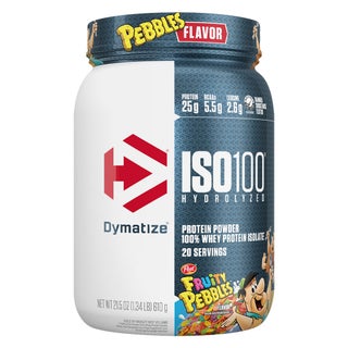 Dymatize ISO 100 Fruity Pebbles Hydrolyzed Whey Protein Powder 610g
